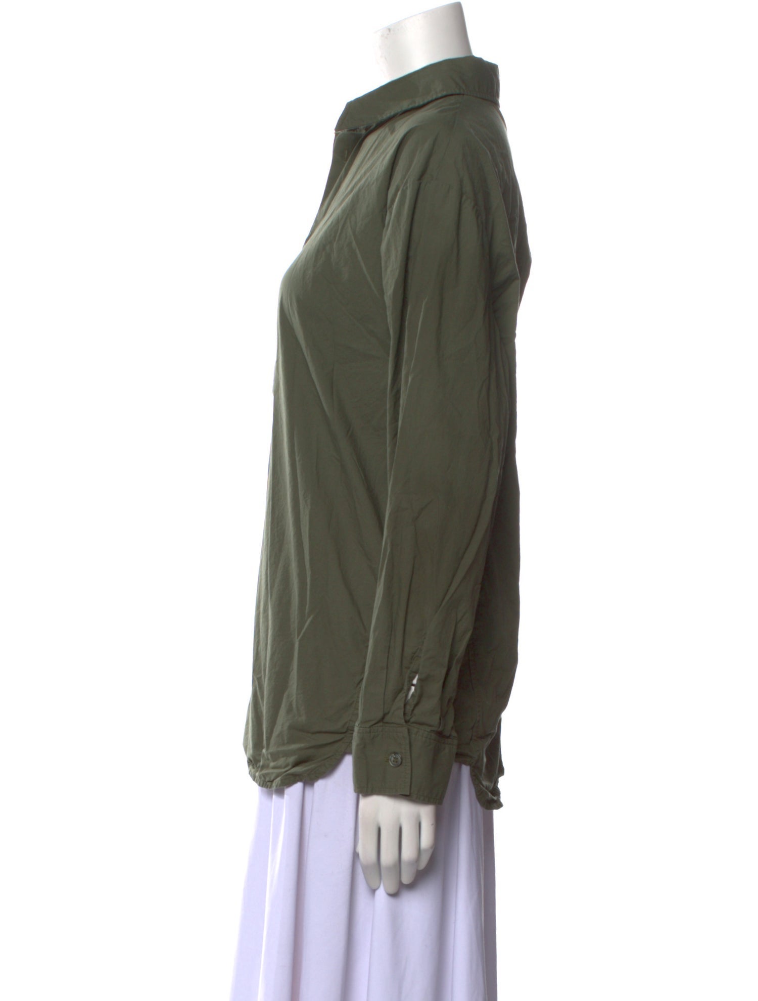 A.P.C. Long Sleeve Button-Up Top